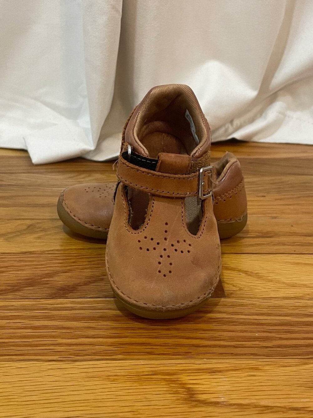 Stride Rite Brown Leather Mary Janes, Size 6